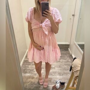 Mable floral babydoll mini dress NWT